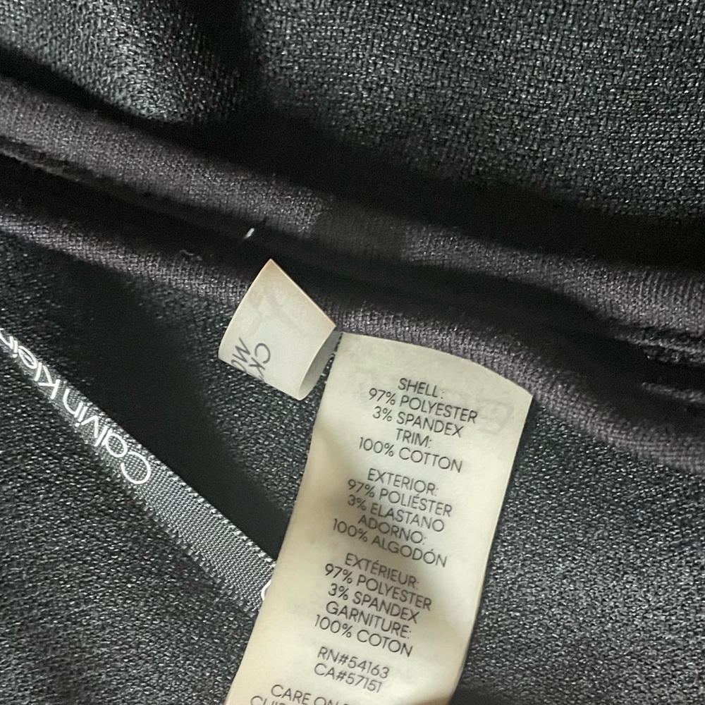 Calvin Klein Black Textured Knit Jacket - Picture 3 of 7